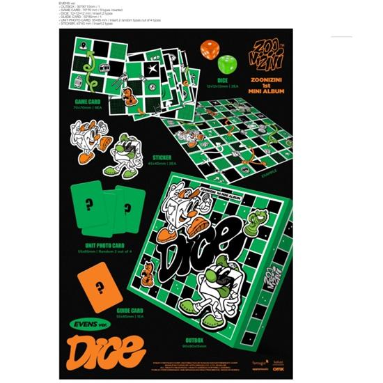 JuniJini (ASTRO) - 1er Mini Álbum - ?DADO (versión EVENS) (META)- Fecha de lanzamiento 2025-08-13