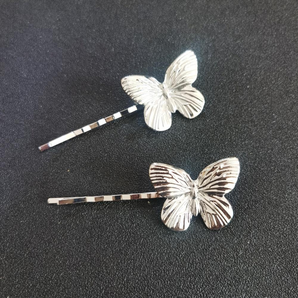 Metal Butterfly Hair Clip Pins Girls Hairpin Barrette Vintage Hairpins Women Accessories Jewelry Gifts