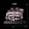Creativity Military Tank Engine Building Block Toy Set Tiger Tank 007 Model KF-41 DIY Bricks Model Boy Toy for Kids Adult Gifts