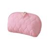 Heart Underwear Storage Bag Half Circle Wide Opening Bra Organizer Bag Multi-compartment Zipper Pouch Intimate Clothes Bag