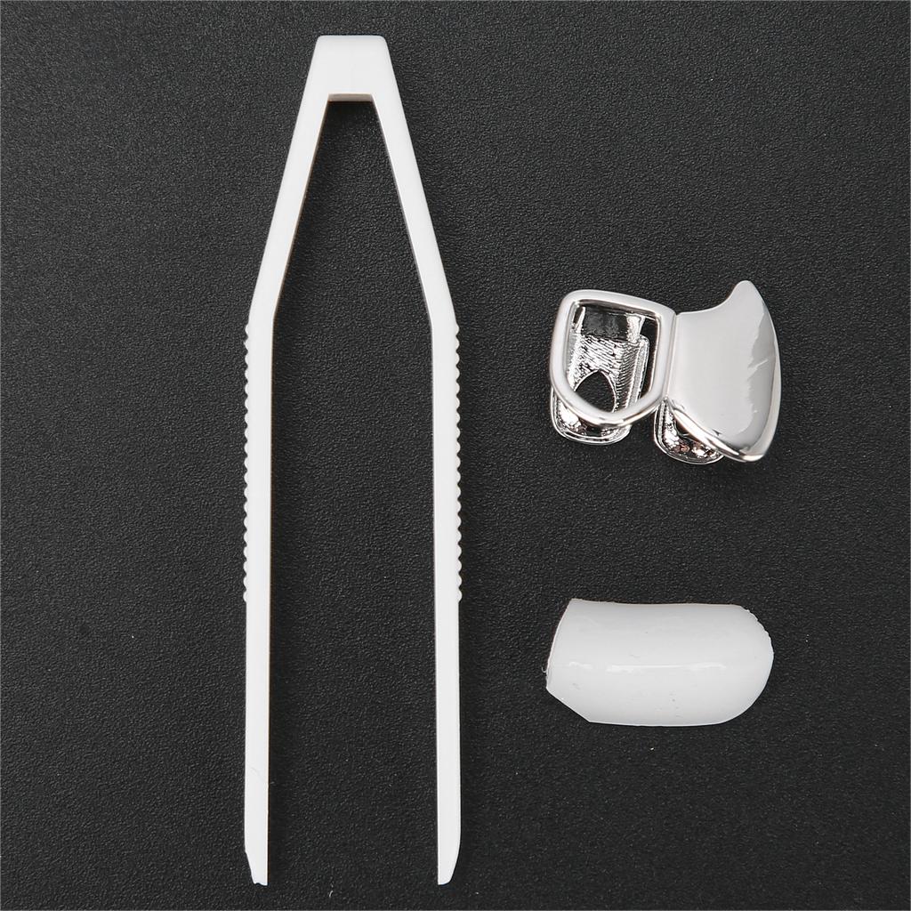 Fashionable Brass Hollow Hip Hop False Tooth Halloween Festival Hip Hop Tooth Decoration