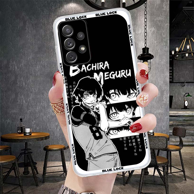 Anime Blue Lock Phone Case For Samsung Galaxy A12 A22 A32 A52 A72 A02S A51 A50S A71 A70 A31 A20S Note 20 Ultra S10 A10S Galaxy A
