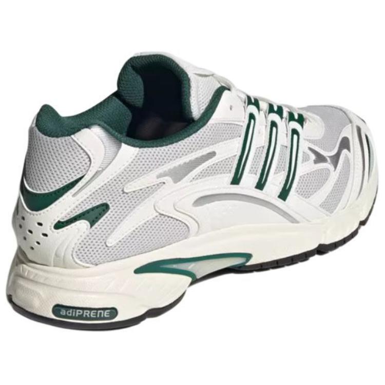 Adidas Originals Temper Run 2.0 Trendy Sports Non-Slip Wear-Resistant Low-Top Dad Shoes Unisex Sneakers White Gray Green JR9561