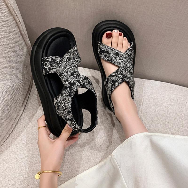 Fashion Retro Platform Women's Sandals