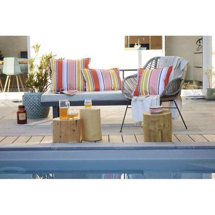 "Outdoor" Cushion Cover All Sizes The Butterfly Effect - Bianca Soleil - Cushion Cover 40 X 60 Cm