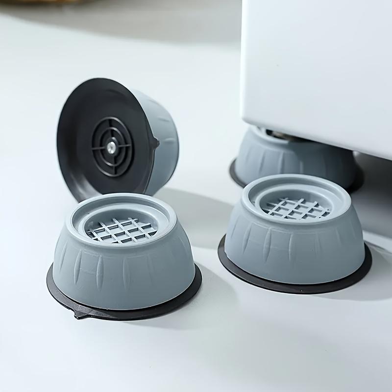 4pcs Anti-Vibration Washing Machine Pads - Non-Slip, Shock Absorbing & Noise Reducing Mats for Refrigerators and Appliances, High Rise, Anti-flood