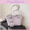 Female Large Pu Bag With Top Zipper And Inner Pockets For Daily