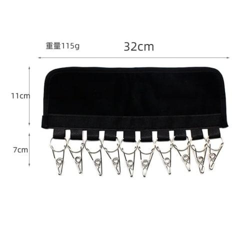 Portable Travel Hangers, Foldable, Perfect for Travel, Hospital Use, Drying Clothes, Laundry Storage (Black, Set of 2)