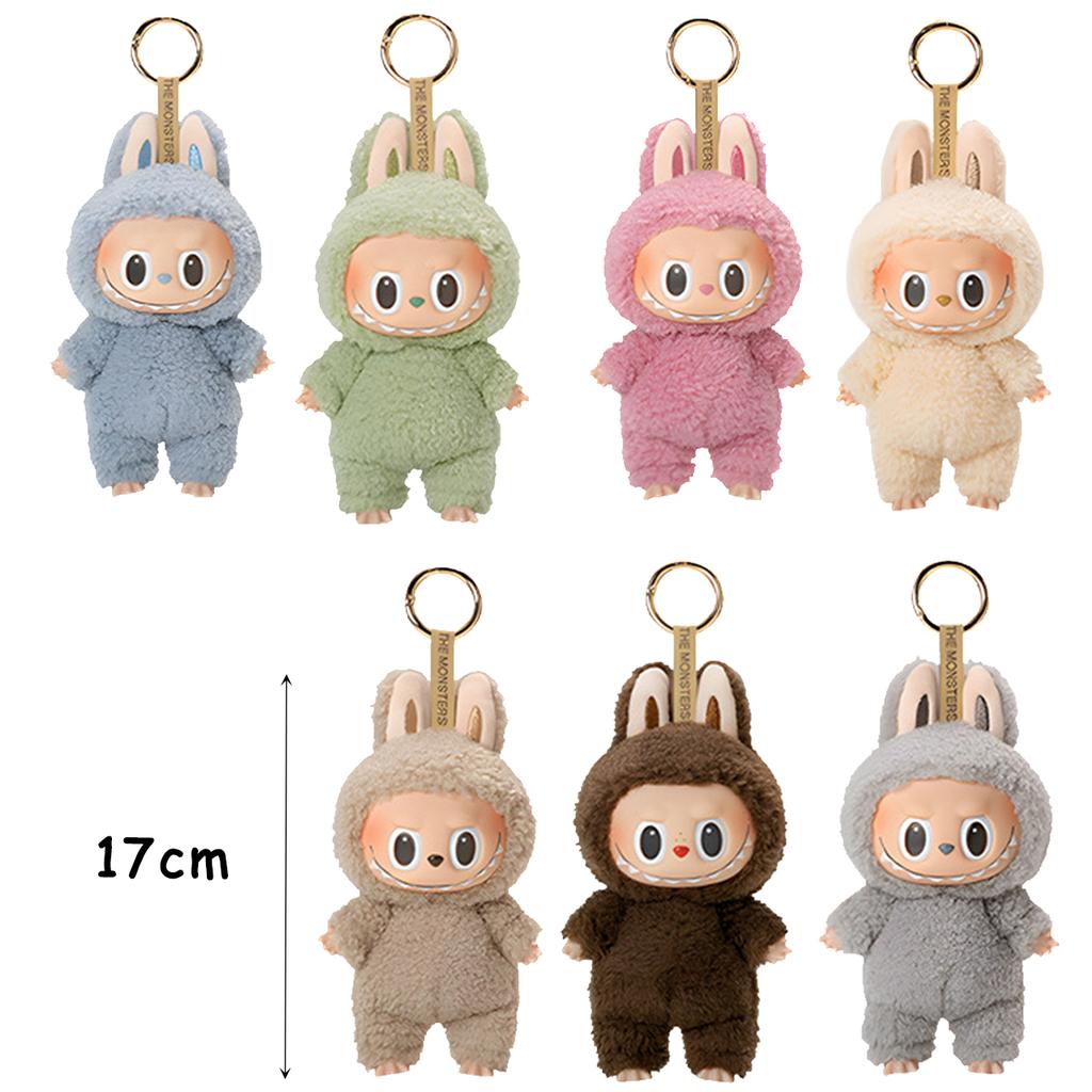 2025 Yeni Yüksek Kaliteli Sevimli Labubu The Monsters Kutu Oyuncaklar Kardiyak Makaron Kawai Tahmin Çantası Figür Model Çanta Hediye