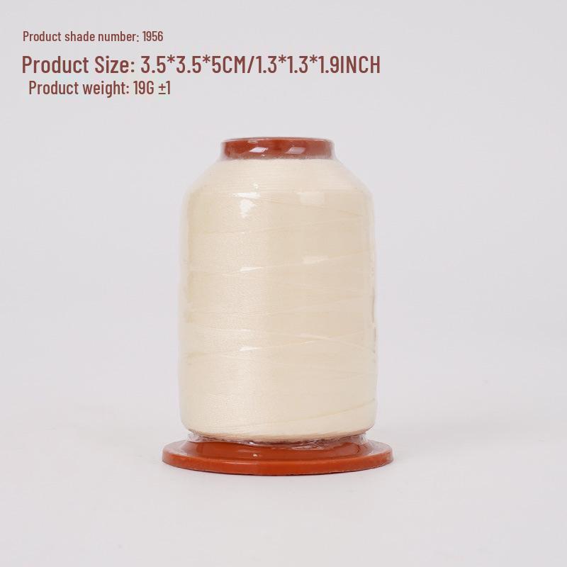 Polyester Sewing Thread: 100 Colors, 500 Yards, Fine Two-Strand, High-Speed, for Hand Sewing