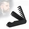 Professional 3 In 1 Pocket Folding Combs Wide Tooth Oil Head Comb Beard Combing Barber Hair Clipper Comb Salon Hair Styling Tool Double-sided Comb