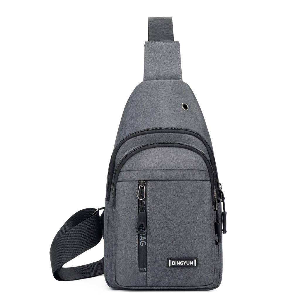 Unisex Chest Bag Simple Storage Bag Lightweight Travel Small Backpack Crossbody Bag Fashion Casual Single Should Bags