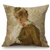 French Female Impressionist Painter Berthe Morisot The Craddle Gallery Oil Painting Throw Pillow Case Sofa Linen Cushion Cover