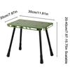 1 szt. Zewnętrzny Mini Składany Stół Kempingowy Stolik do Herbaty Stop Aluminium Składane Krzesło Przenośny Mały Stołek