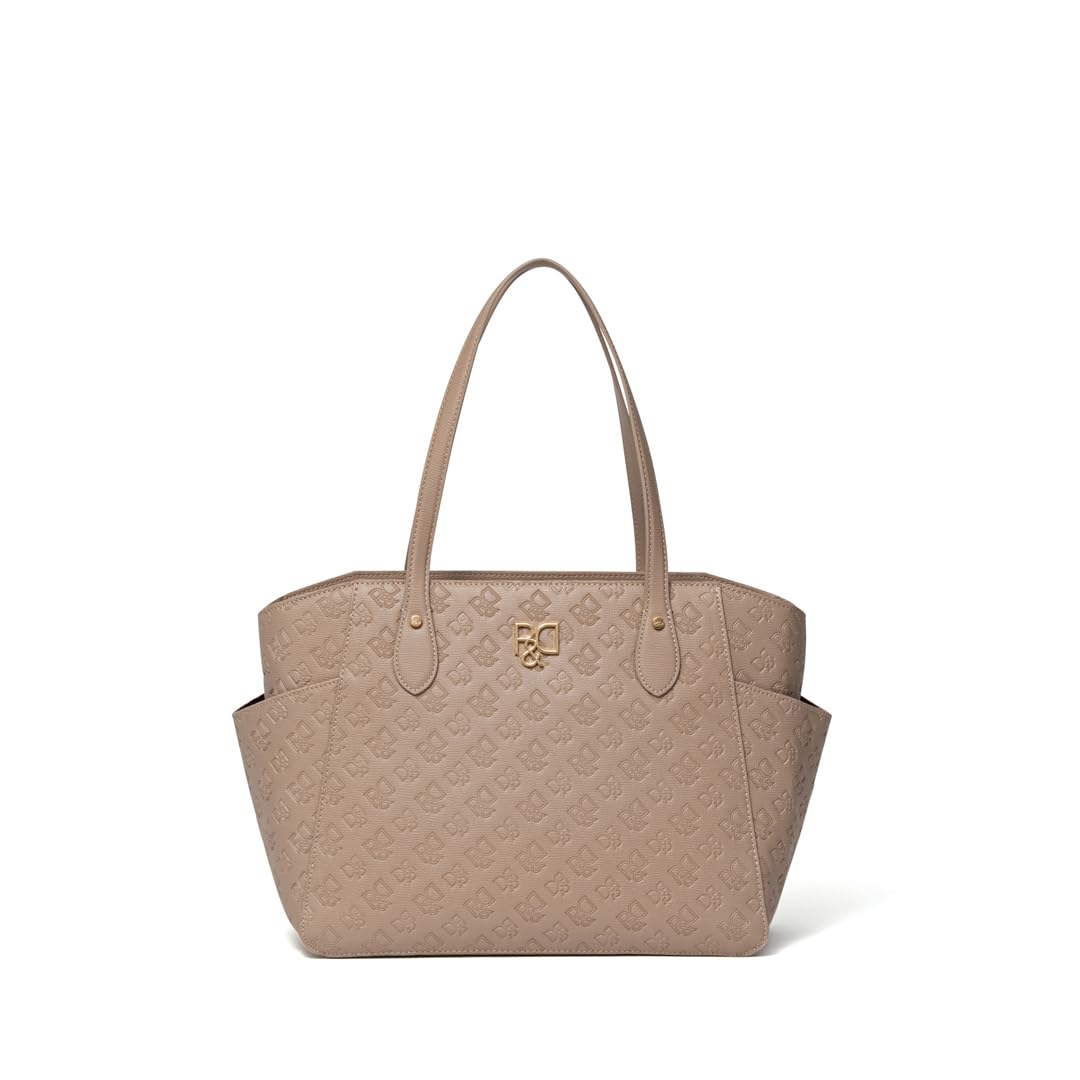 

Женская сумка-тоут Pinky & Diane с зеркалом, тиснением логотипа, базовая и милая, бежевая (PDLHGCH1)