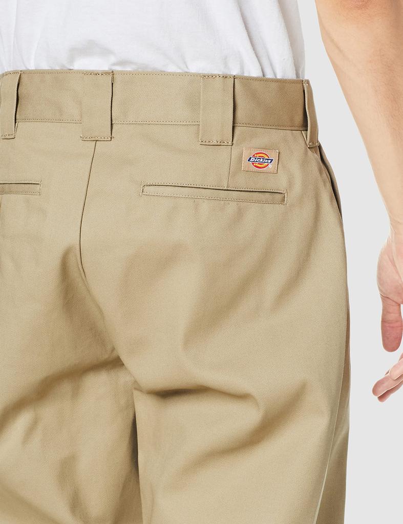 Dickies 14788600 Casual Chino Size 34 Men's Two-pleat Pants, Pants, Pants, Beige,