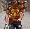 Summer Fashion Short Sleeve T-Shirt 3D Print Tee