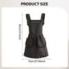 Adjustable Retro Ruffled Apron for Cooking, Housework, And Women's Activities; Ideal Cafes