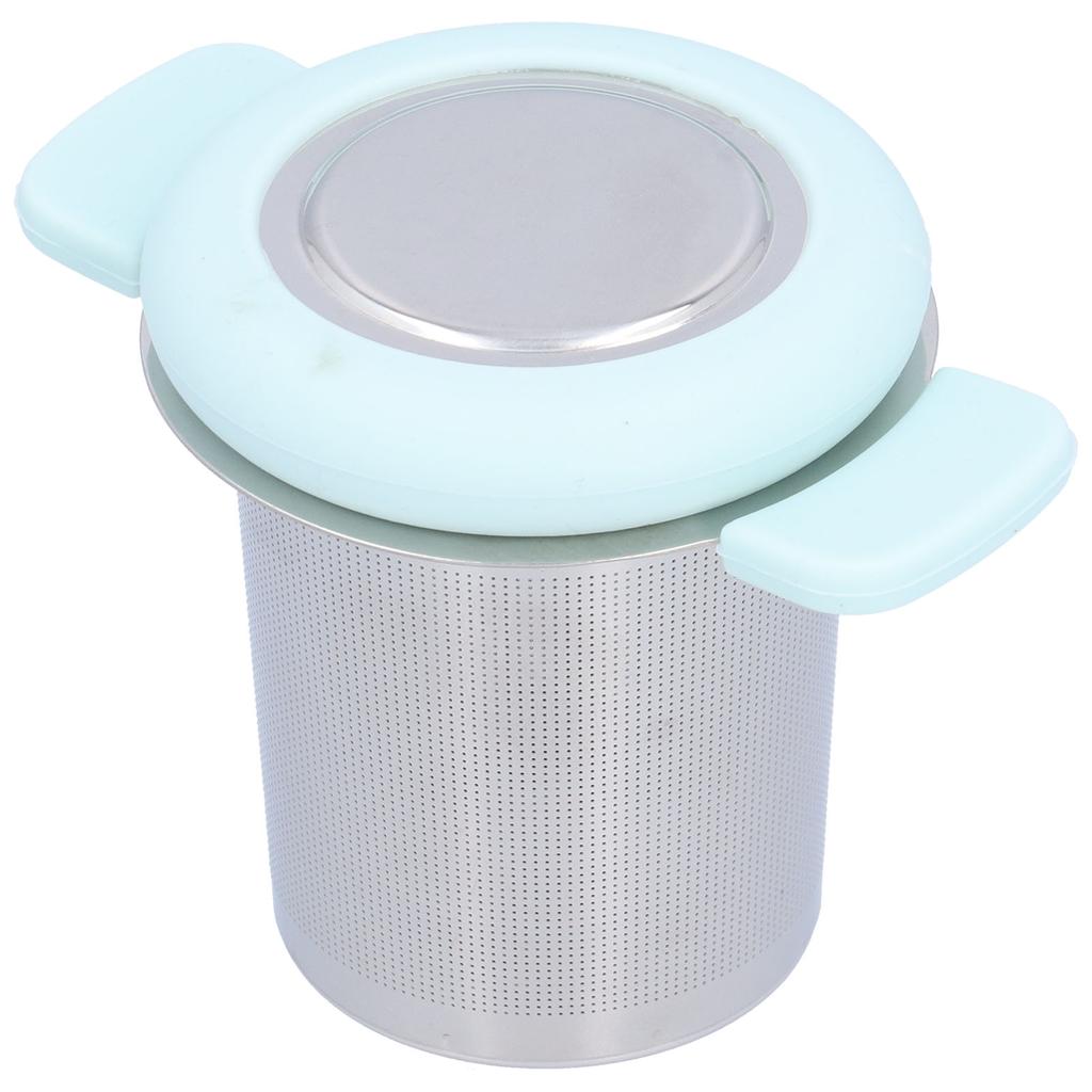 Tea Infuser Stainless Steel Reusable Tea Strainer with Double Silicone Handle for Home Office