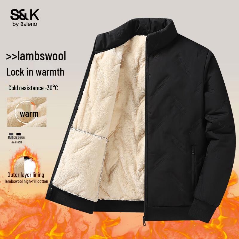 Baleno Men's S&K Series Stand Collar Padded Jacket