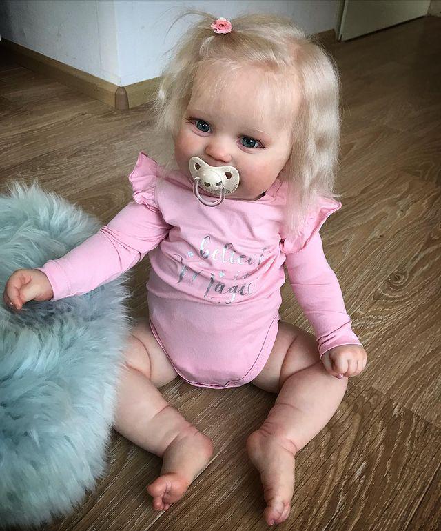 50cm Cloth Body Simulation Girl Doll Maddie - Cute Baby Design 50cm cloth body