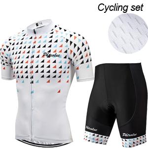 

Phtxolue 2026 Cycling Set Men Cycling Clothing Bike Clothing Breathable Anti-UV Bicycle Wear Kit Suit Cycling Jersey Sets XS（old）