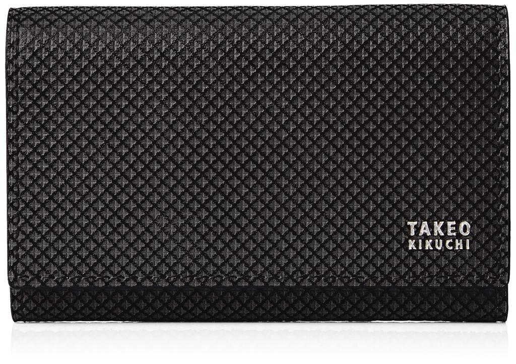 Key Case with Card Pocket Bath Accessories 706622 Black [Takeokikuchi] Men's