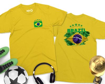 Maglietta Brasile calcio Brasília Coppa del Mondo di Calcio 2025 Bandiera Squadra Brasile 2025