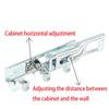 Adjustable Steel Cabinet Hanger Heavy Duty Suspension Fitting Wall Mount Hanger  Wall Cabinet