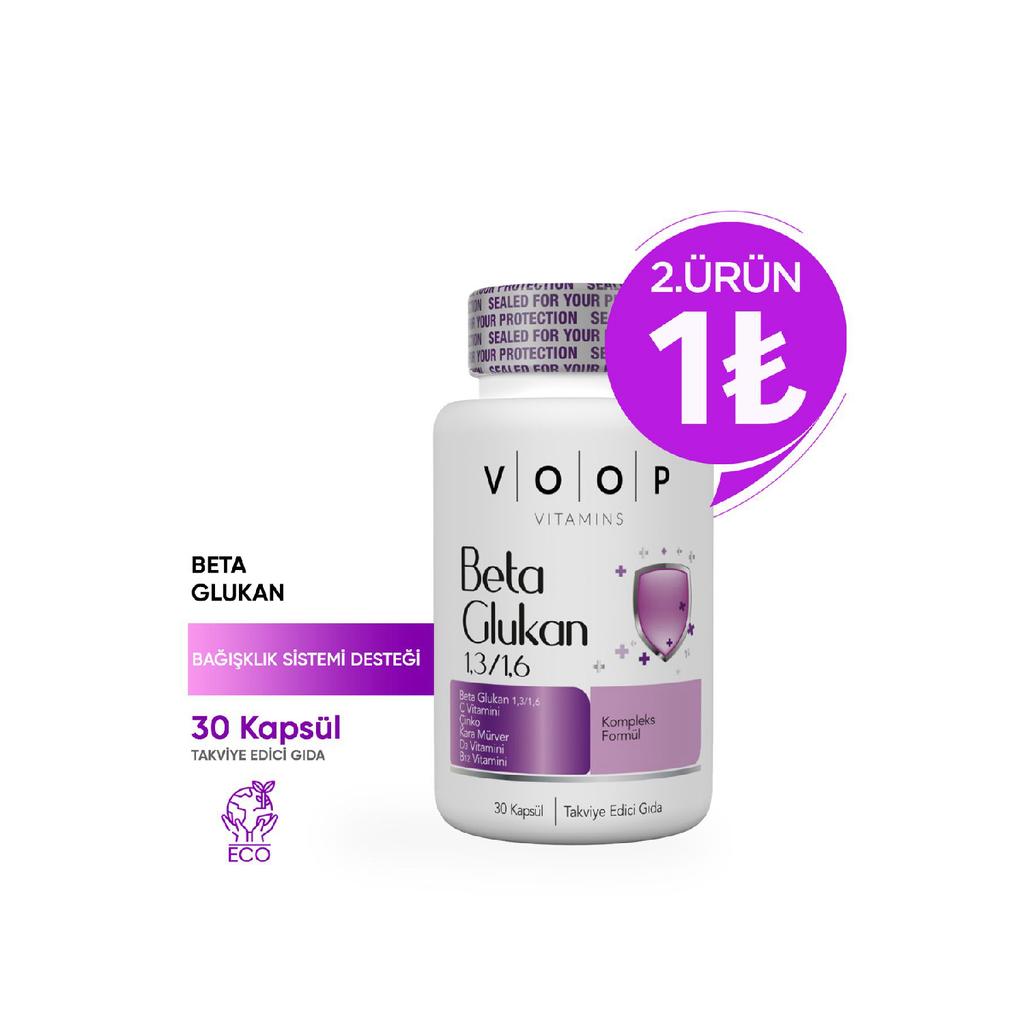 Beta Glukan Kara Elderberry, Vitamin C, Zinc Herbal Vegan 30 Capsules