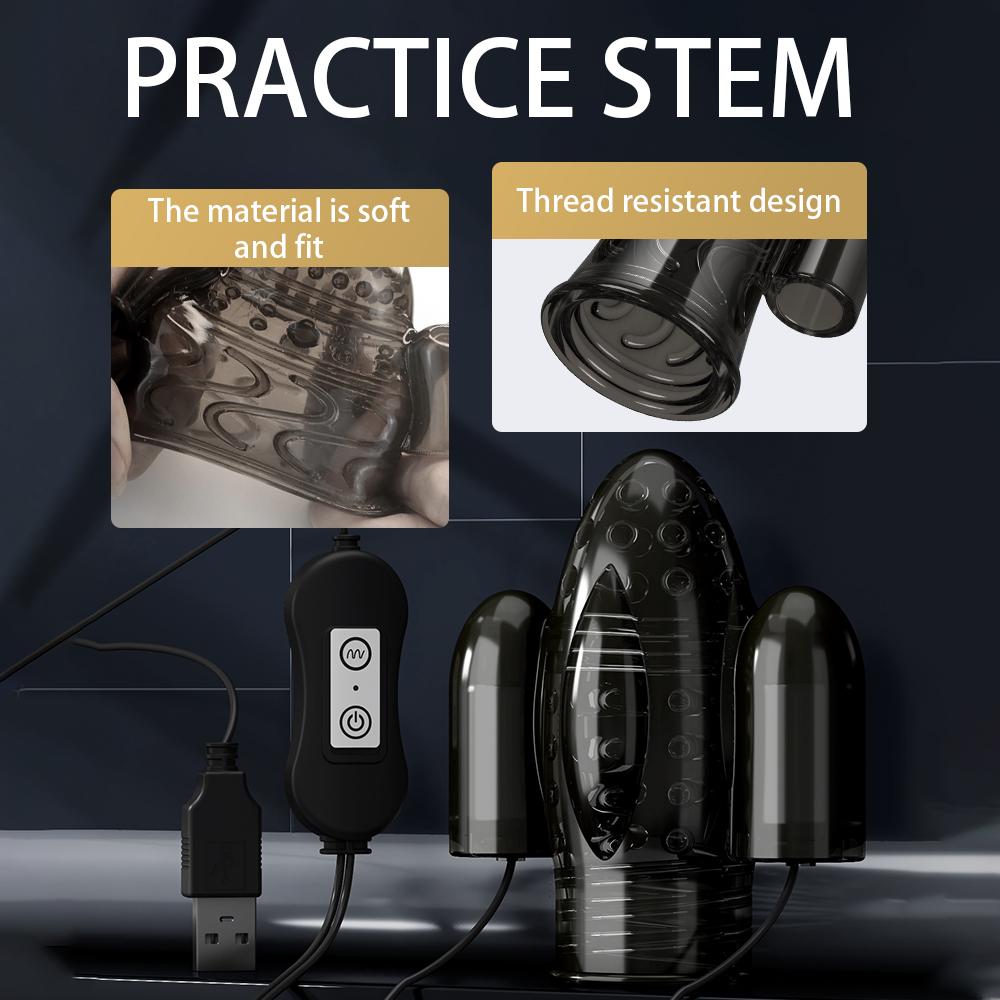 3 Models Male Stimulation Glans Trainer Massage Cup Penis Stimulator Masturbation Delay Training Electric Shock Medical-devices