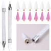 1Pc Dual-ended Rhinestone Gems Picker Dotting Pen Wax Pencil Acrylic Handle Crystal Studs Picker Manicure Nail Art DIY Tools