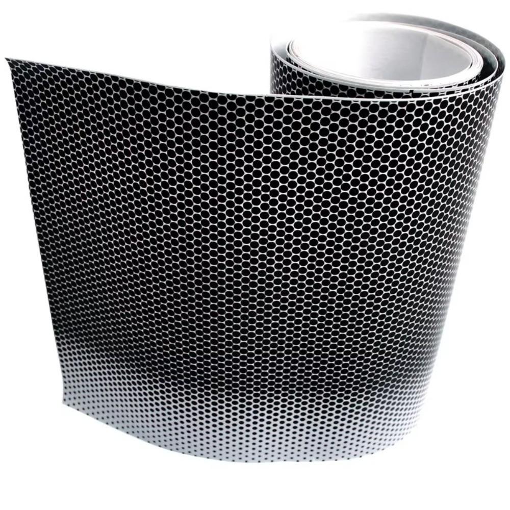 Parasole per Auto 1M Rete Nera Vinile Perforato Adesivi Parabrezza Protezione UV Modello Decorativo Pellicola Oscurante Vetri