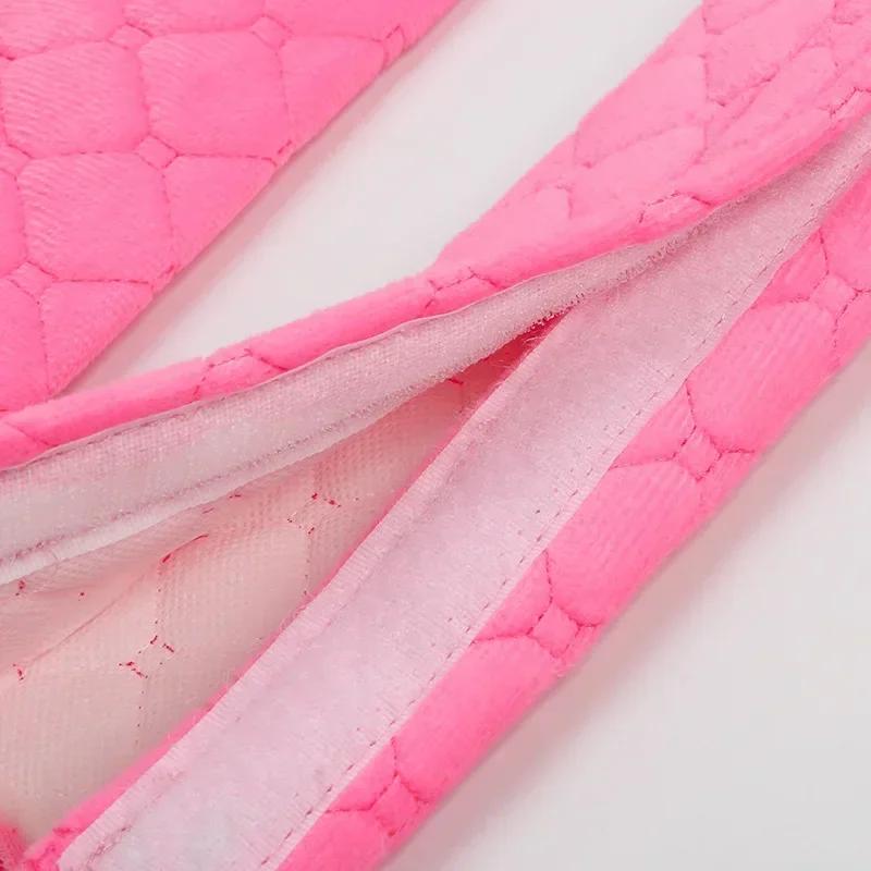 Universal-Sicherheitsgurtbezug fürs Auto, verstellbar, aus Plüsch, Schulterpolster für Kinder und Erwachsene, Auto-Innenausstattung