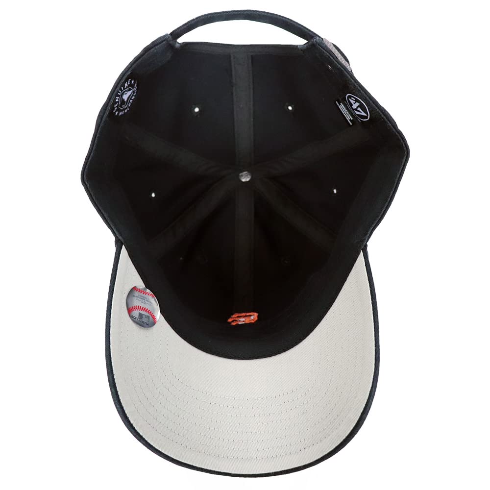 47 Seven Cap for Men and Major League Baseball Mini Low Profile Cleanup Base San Francisco Free Size [Forty Brand] Women, Logo, Cap, Hat, Hitter,