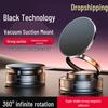 Magnetic Phone Holder & Foldable 360° Ring Stand with Vacuum Suction Cup for Navigation