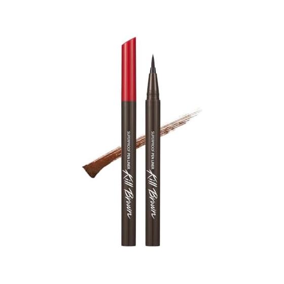 [Official] Clio Super Proof Pen Liner Kill Brown #002 BROWN [Parallel Import]