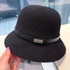 Womens Ladies Summer Straw Fisherman's Hat Sun Hat Adjustable Visor Hat