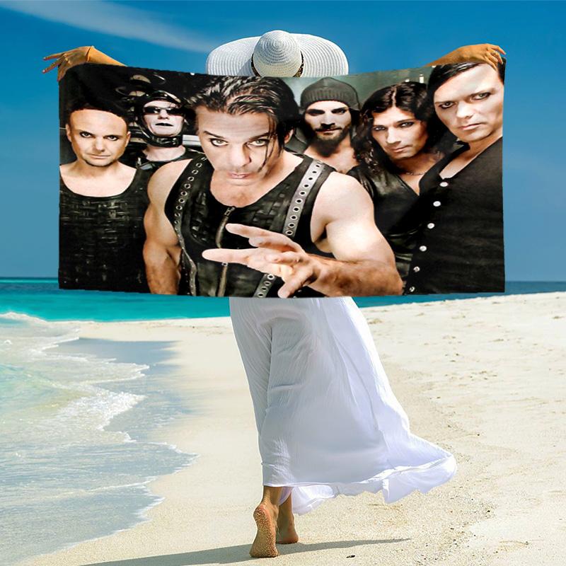 Till Lindemann, Lead Singer of the German Heavy Metal Rock Band Rammstein, Outdoor Camping Vacation Swimming Beach Scarf Decorative Blanket F26