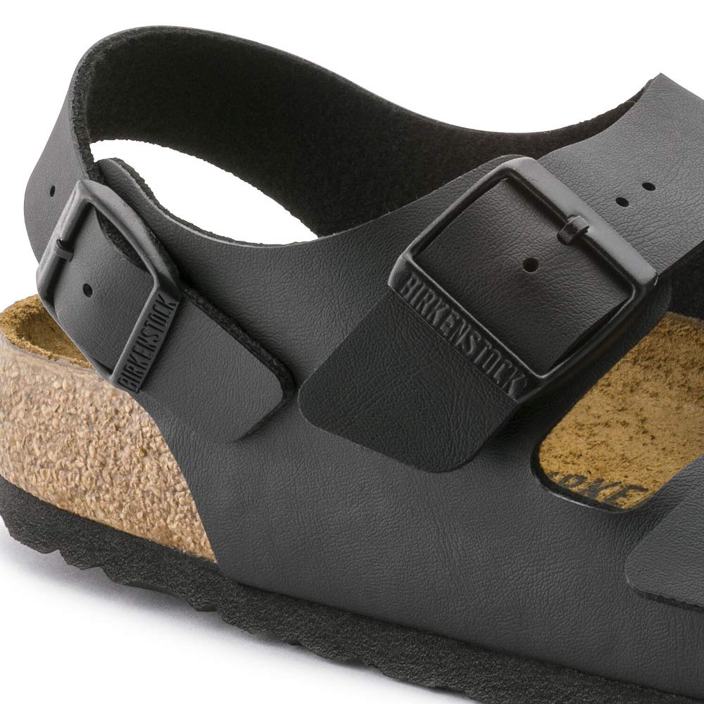 Milano Cm [BIRKENSTOCK] Birko-Flor Sandals, Black, 28.5
