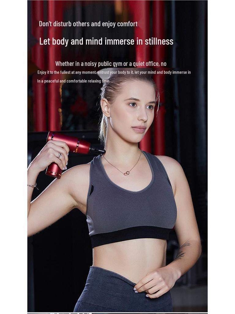 Portable Mini Fascia Gun: Electric Muscle Massager & Relaxation Device