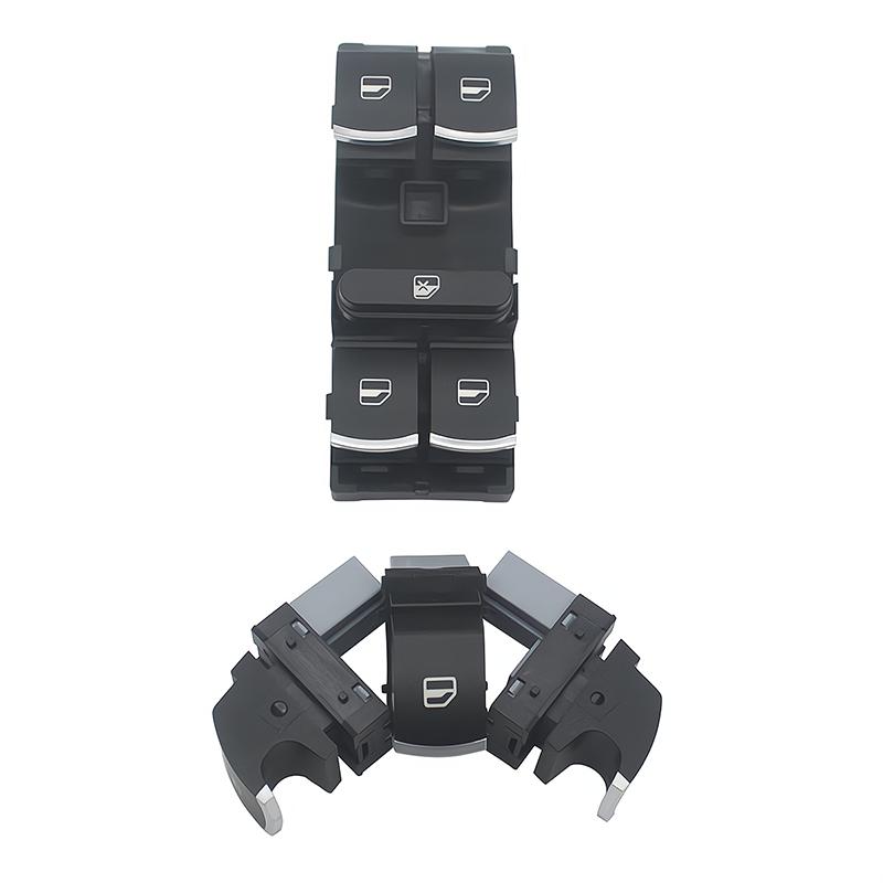 Chrome Master Window Switch Auto Lift Control Button For Golf MK5 MK6 Tiguan Touran Passat 5ND959857 5K4959857