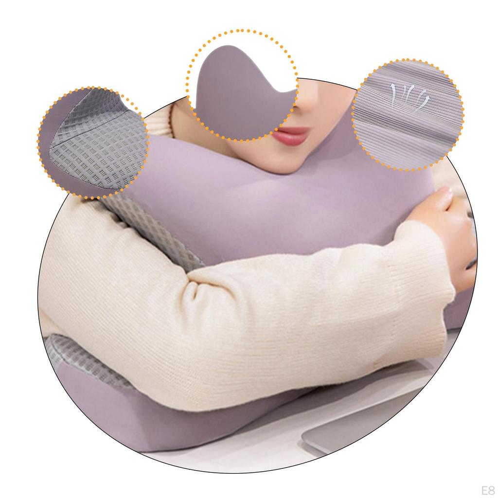 Pillow Adults Ergonomic Soft Multipurpose 35 Cmx15 Cm Lightweight Washable Cover Back Cushion