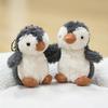 Adorable Plush Fox & Penguin Pendant Keychain Charm