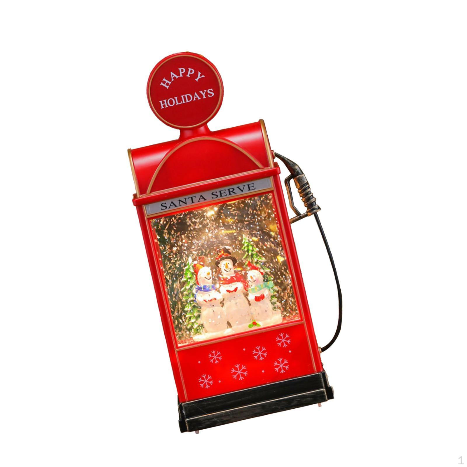 

Рождественский фонарь, лампа, подвесная ночная блестящая музыкальная шкатулка, праздничная фигурка для Three Snowman