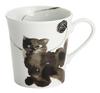Keramisk Indigo Moco Cat Mug Black Sitting 13170