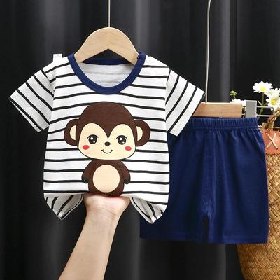 2025 Kinder Kurzarm Sommer Pyjama Set - Jungen und Mädchen Baby T-Shirt und Shorts