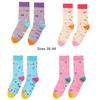 1 Pair Funny Socks Novelty Pattern Cotton Socks Colourful Casual Socks Gifts Men Women High Ankle Socks Bicycles Socks