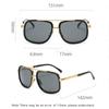 Fashion Square Sunglasses Vintage Metal Sun Glasses Men's Outdoor Sport Travel Sunscreen Sunshade Non-polarized Glasses