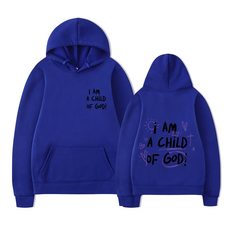 Alphabet Cartoon Print Kangaroo Pocket Print Unisex Streetwear Hip Hop Style Autumn Winter Fashion Hip Hop Tops Clothes